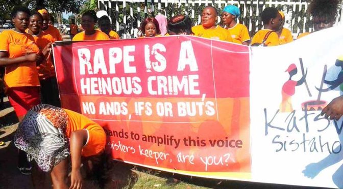 Rape is a heinous crime